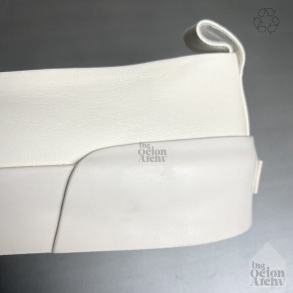 Men Size 11 Jil Sander Off-White Leather Slip On Sneaker J32WS0031277  Pre-Owned - Picture 7 of 14